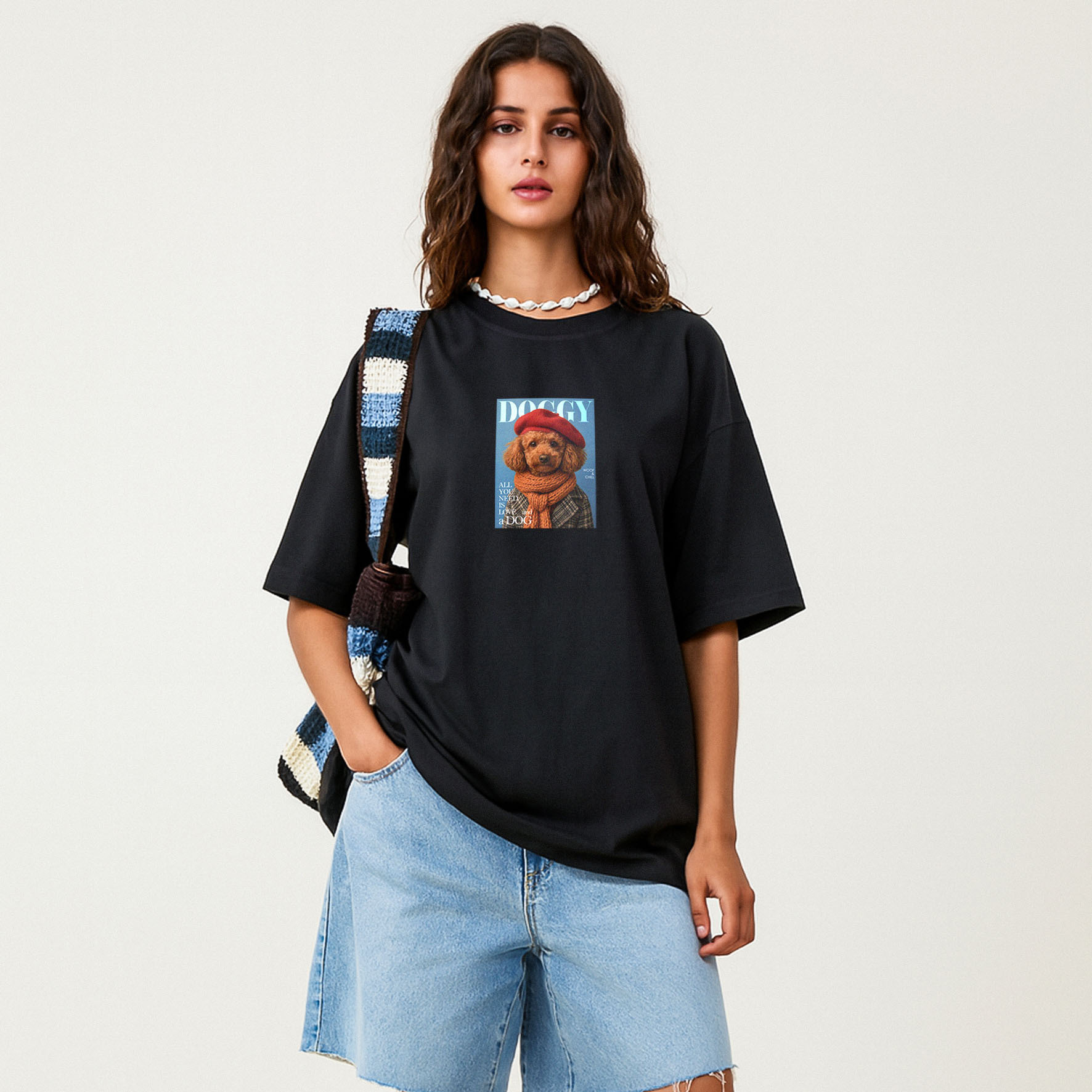 NeBro｜汪汪伸展台 短T,時尚,上衣,短袖,短TEE,純棉