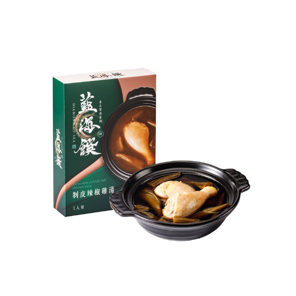 香菇/剝皮辣椒雞湯