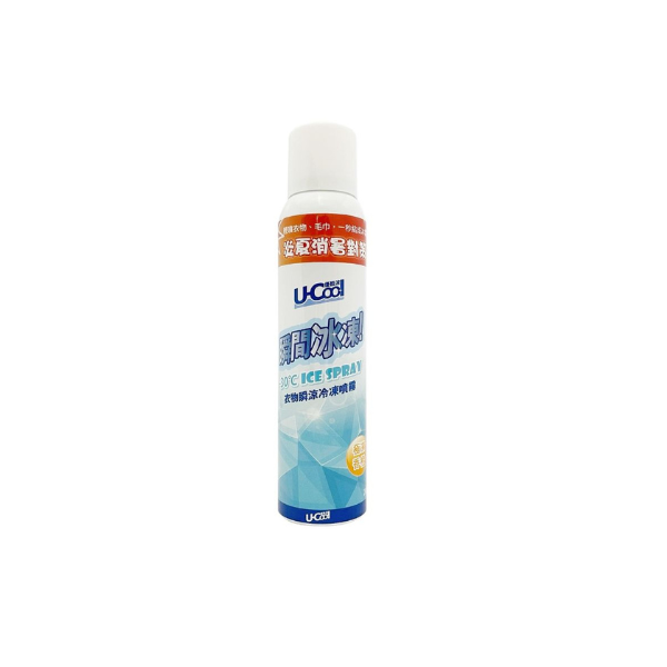 U-Cool優酷涼-衣物瞬涼冷凍噴霧(不含酒精)(清新薄荷/急凍香橙)