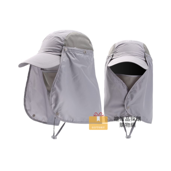 【客製化】戶外釣魚全臉防曬漁夫帽｜企業禮贈品採購