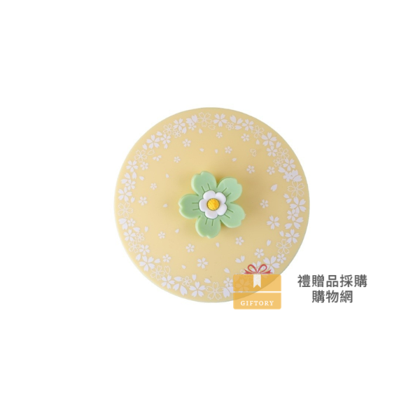 【客製化】可愛花花矽膠杯蓋｜企業禮贈品採購