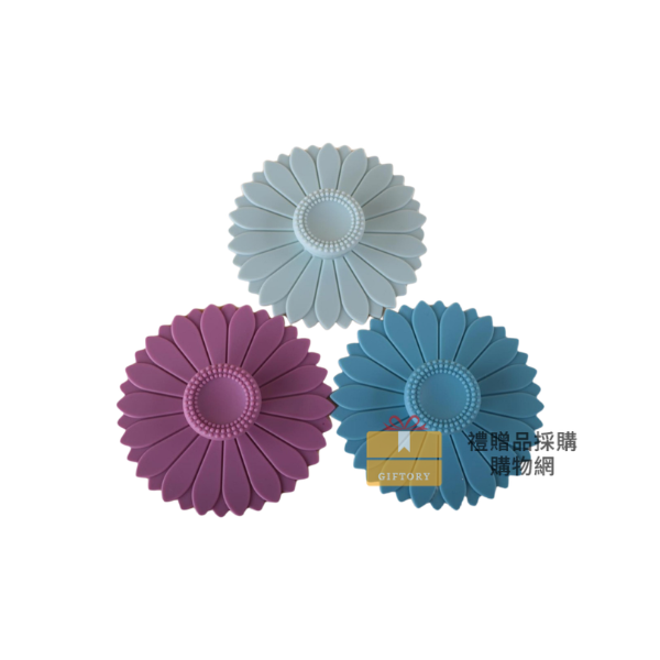 【客製化】太陽花造型矽膠杯蓋｜企業禮贈品採購