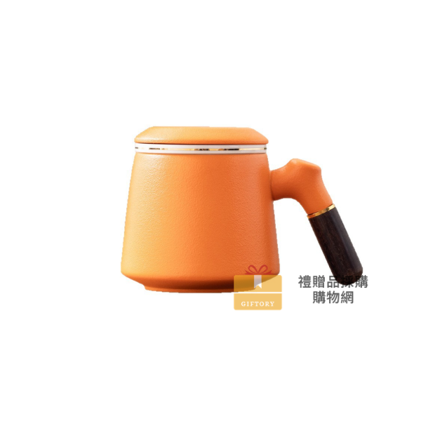【客製化】高颜值陶瓷磨砂茶水杯｜企業禮贈品採購