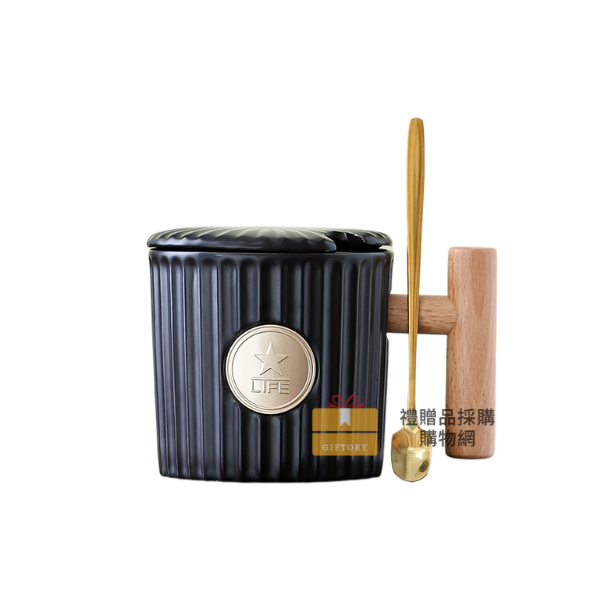 【客製化】木柄高顏值陶瓷馬克杯｜企業禮贈品採購