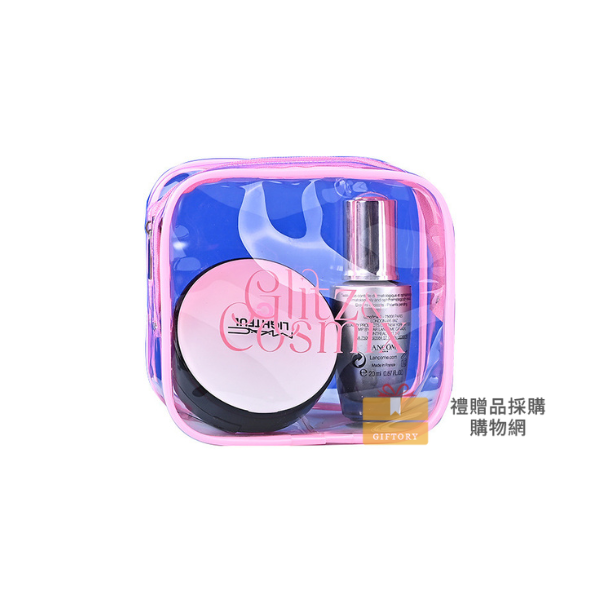 【客製化】PVC透明手提化妝袋｜企業禮贈品採購