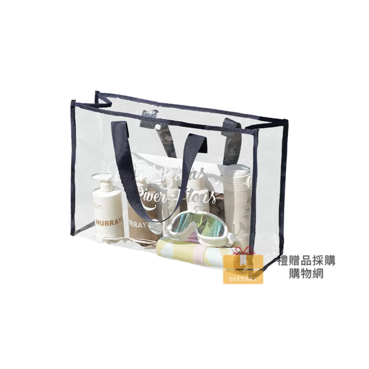【客製化】PVC防水透明沙灘包｜企業禮贈品採購