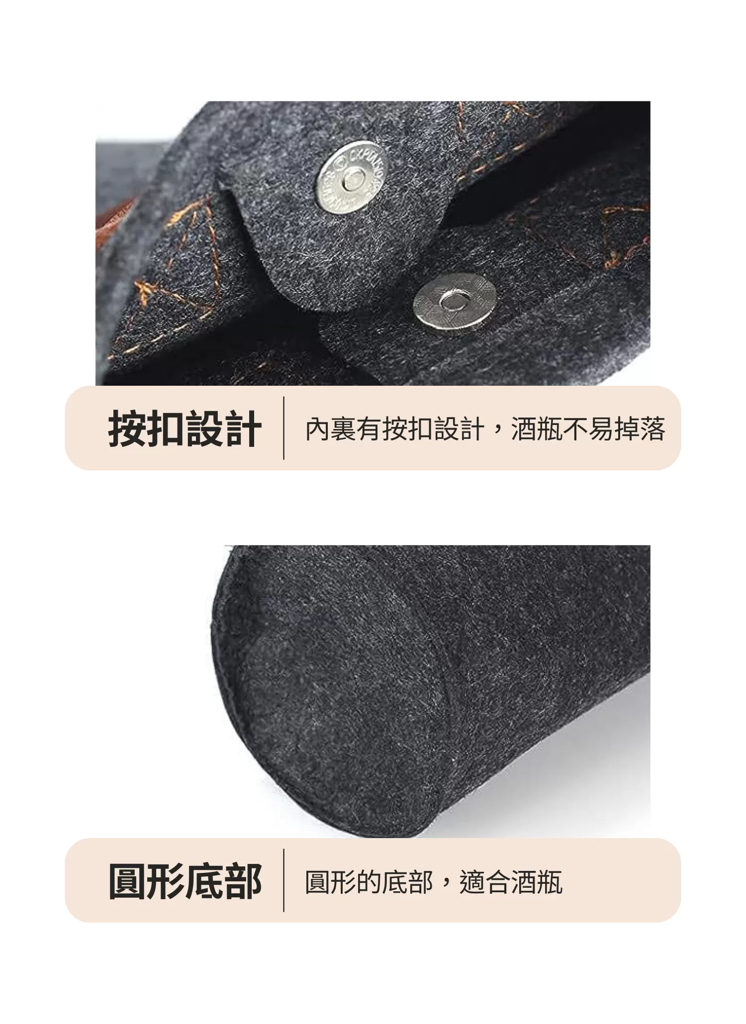 【客製化】毛氈布紅酒瓶收納袋｜企業禮贈品採購,實際價格以報價為主,U60210003,【客製化】毛氈布紅酒瓶收納袋｜企業禮贈品採購,商品皆有最低訂購量，請洽詢客服。,客製化禮贈品LINE詢問：@giftory