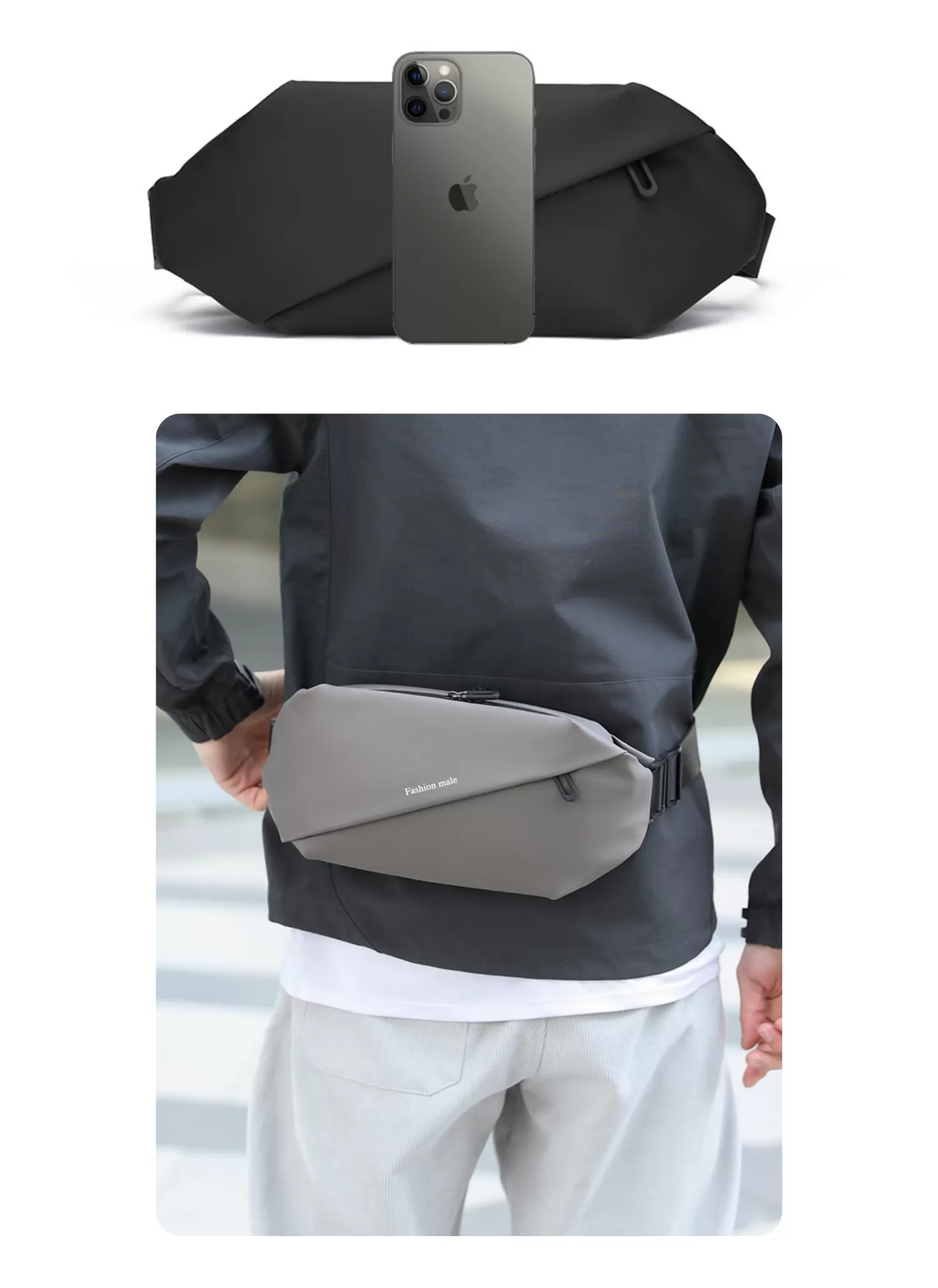 【客製化】簡約潮系防水腰包｜企業禮贈品採購,實際價格以報價為主,U53240006,【客製化】簡約潮系防水腰包｜企業禮贈品採購,商品皆有最低訂購量，請洽詢客服。,客製化禮贈品LINE詢問：@giftory