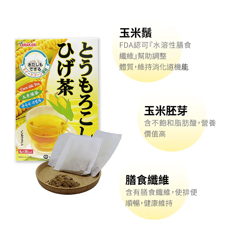 【山本漢方】玉米鬚茶+薏苡仁茶