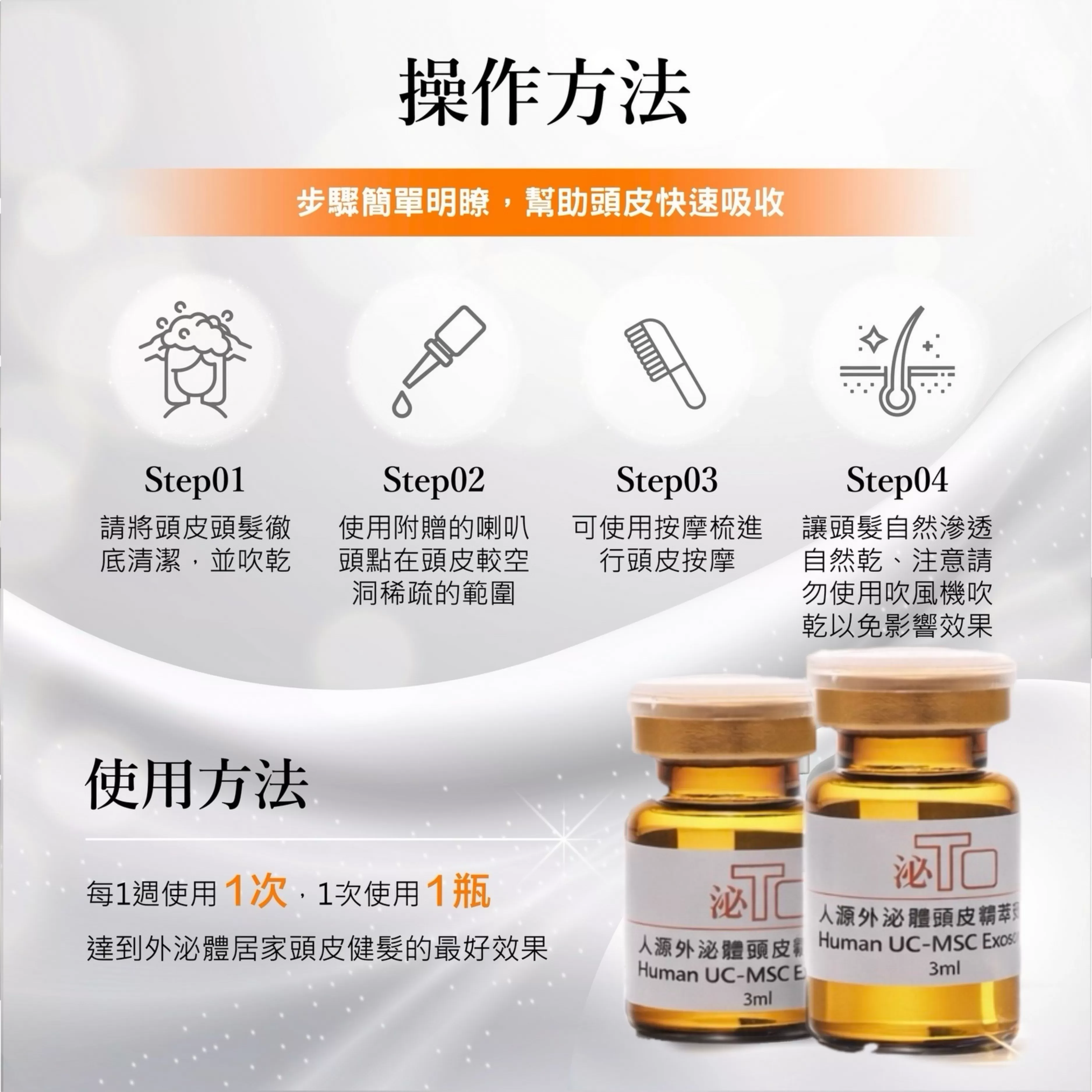 1盒10瓶贈送1瓶30ml養髮液,頭皮豐髮組合價格,A0002,1盒10瓶贈送1瓶30ml養髮液,泌TO外泌體商品,泌TO豐髮養髮液