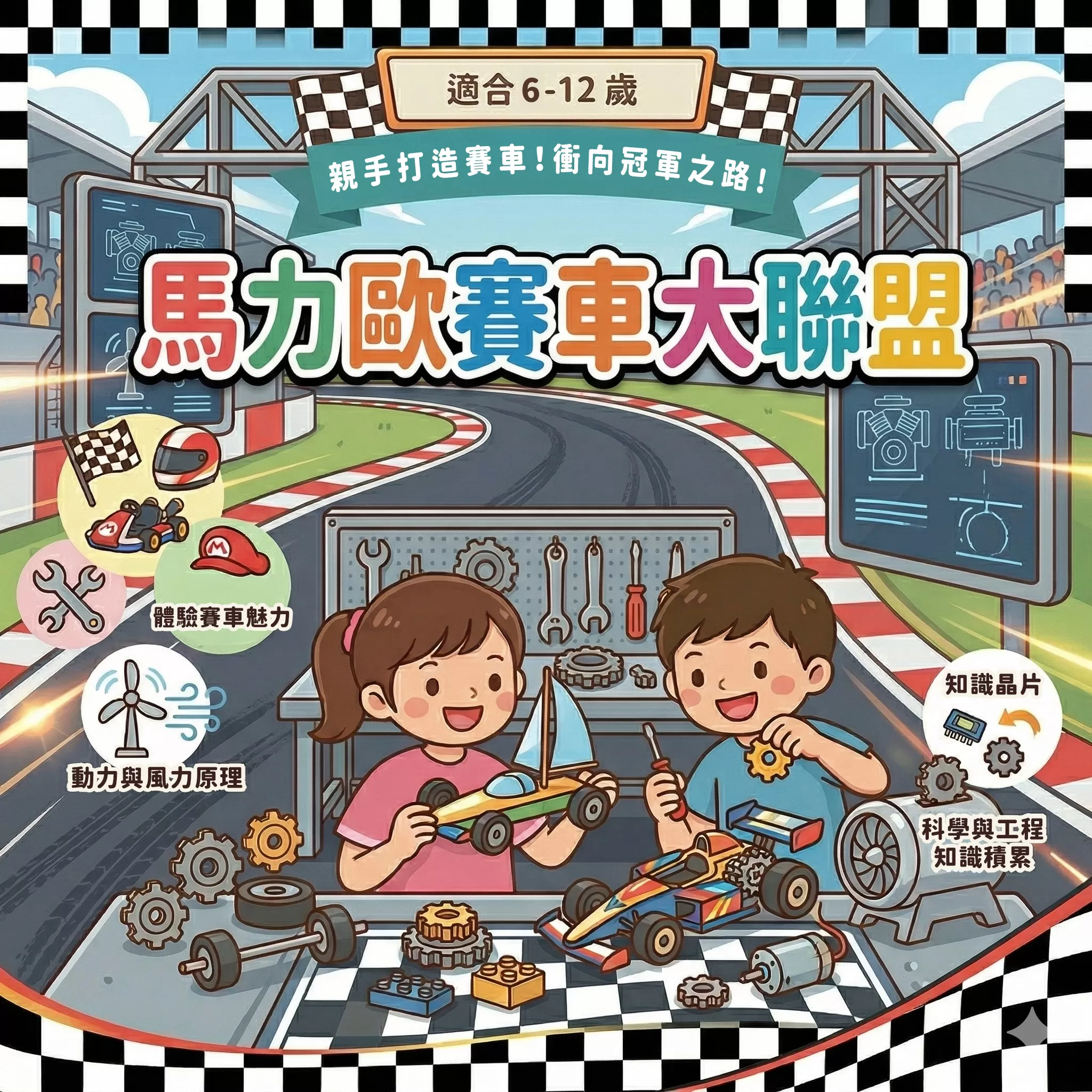 馬力歐賽車大聯盟－台北教室【8/17－8/21】
