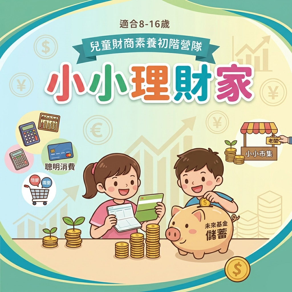 小小理財家－台北教室【7/6－7/10】、【8/3-8/7】