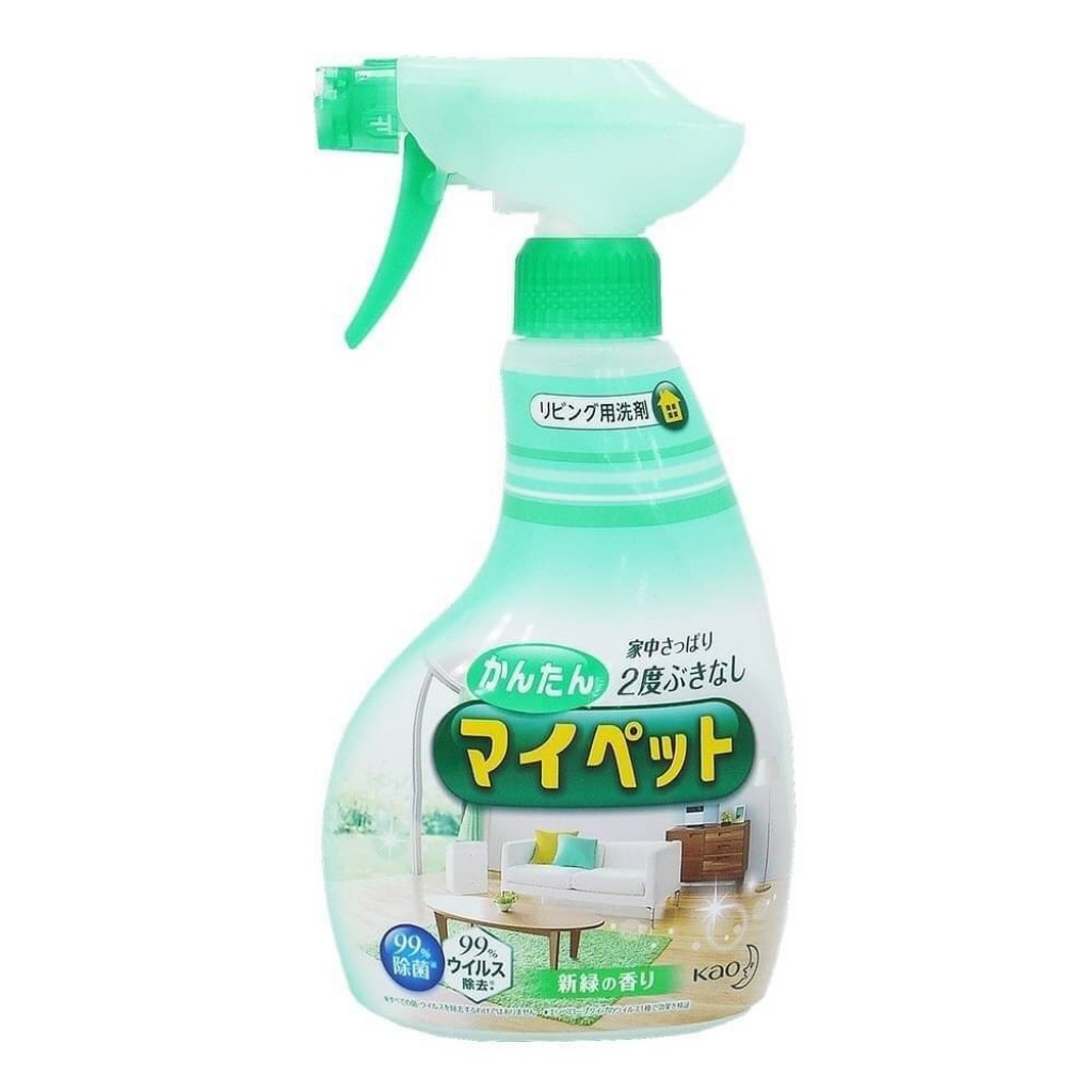 日本花王多用途家用除菌清潔噴霧400ml 新綠清香