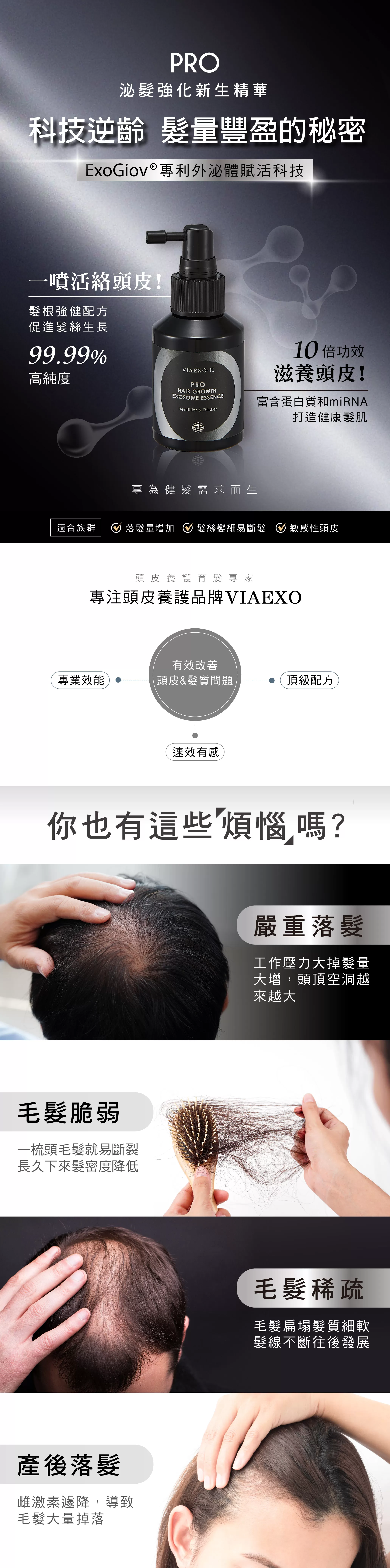 PRO泌髮強化新生精華