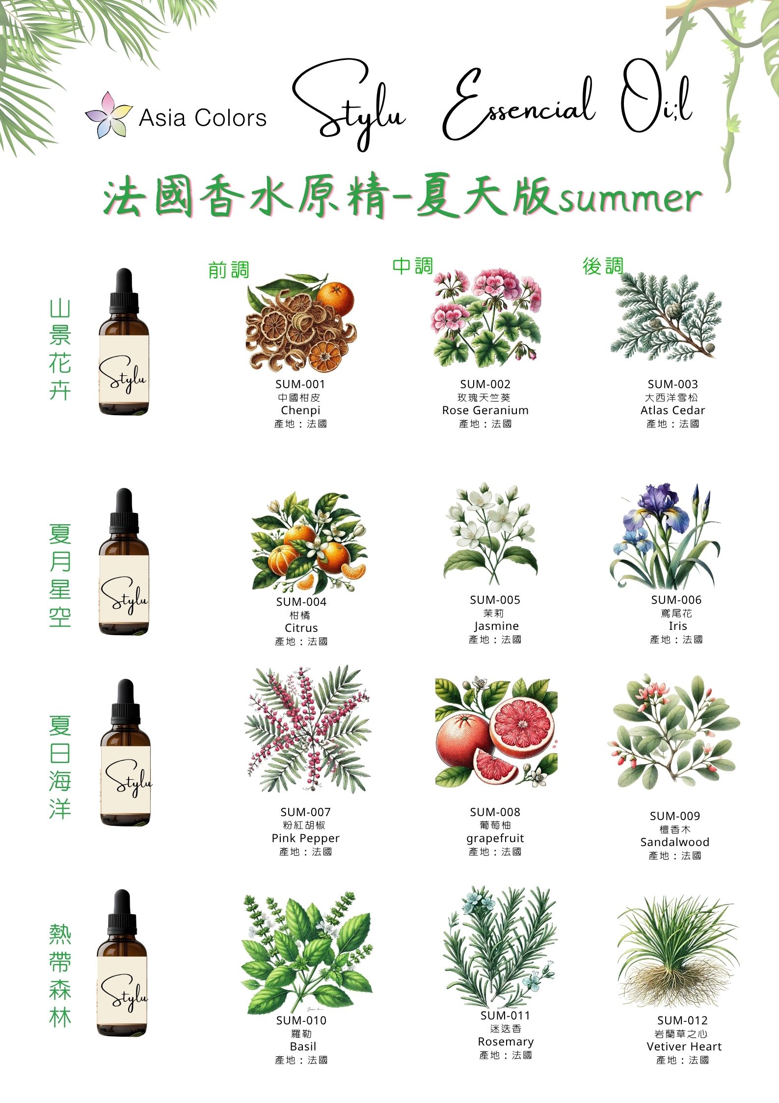 山茶花 Camellia,SPR-003,山茶花Camellia,香氛體驗,法國香水原精,SPR-003