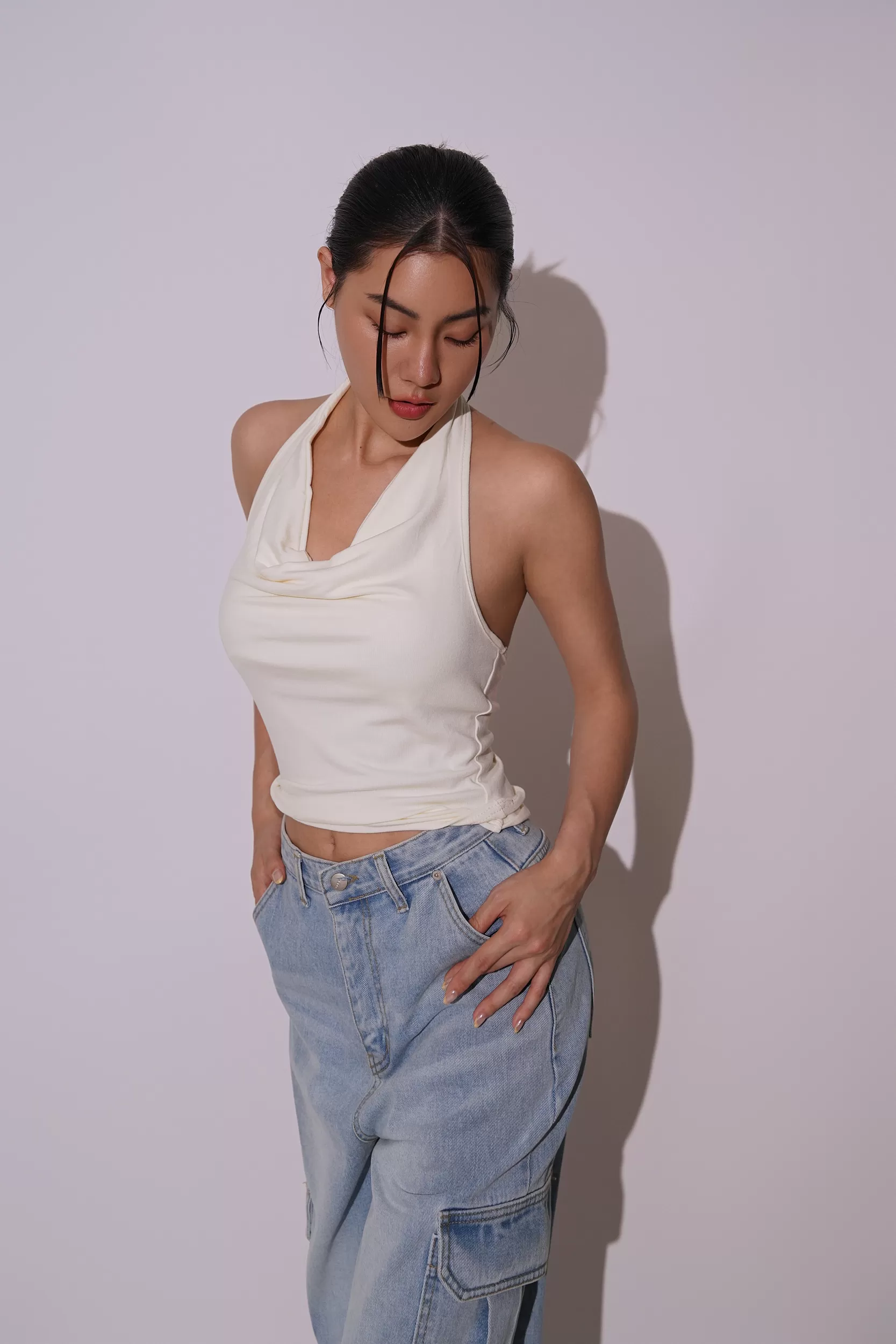 Classic Monroe掛脖美背上衣