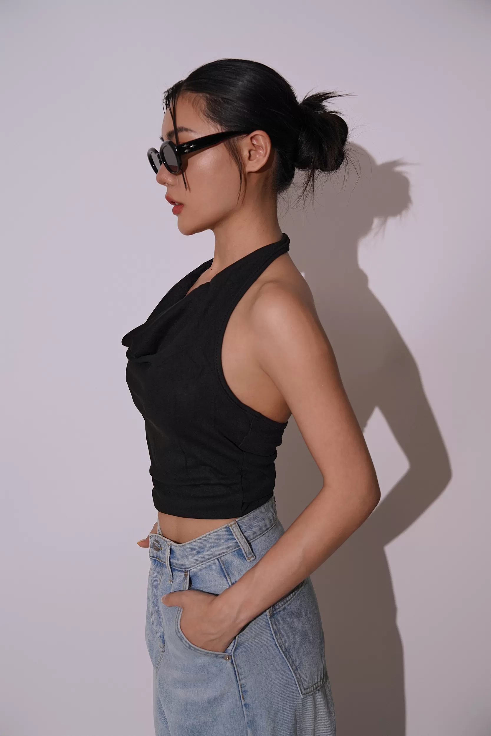 Classic Monroe掛脖美背上衣