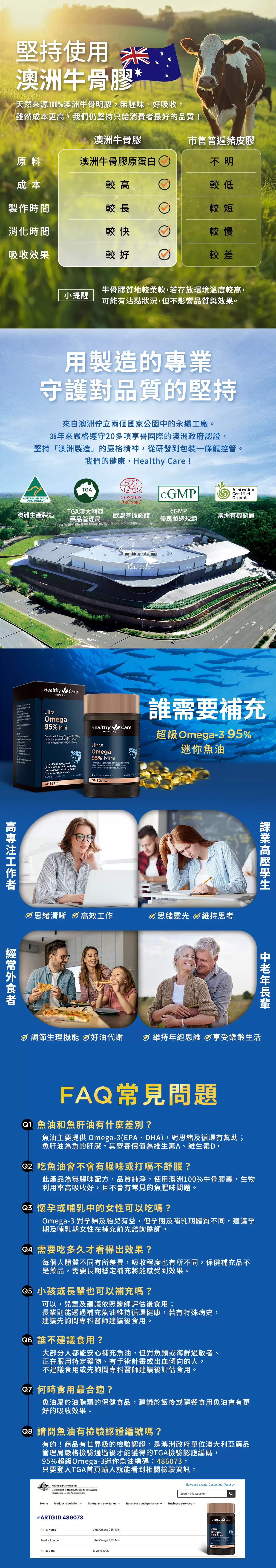 超級Omega-3 95% 迷你魚油膠囊 (60粒)