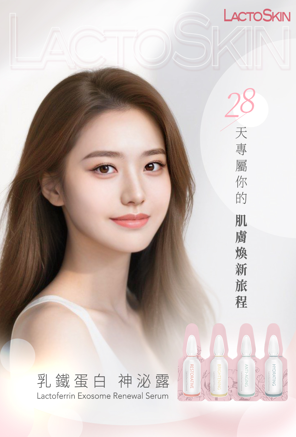 乳鐵蛋白神泌露,U61030001,乳鐵蛋白神泌露,28日肌膚循環計畫,全膚質適用,所有商品