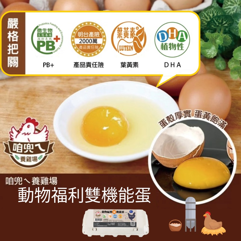 【寶奇】動物福利雙機能蛋＊4盒(10入/盒),U61410001,【寶奇】動物福利雙機能蛋＊4盒(10入/盒),含DHA,以微生物替代抗生素,葉黃素