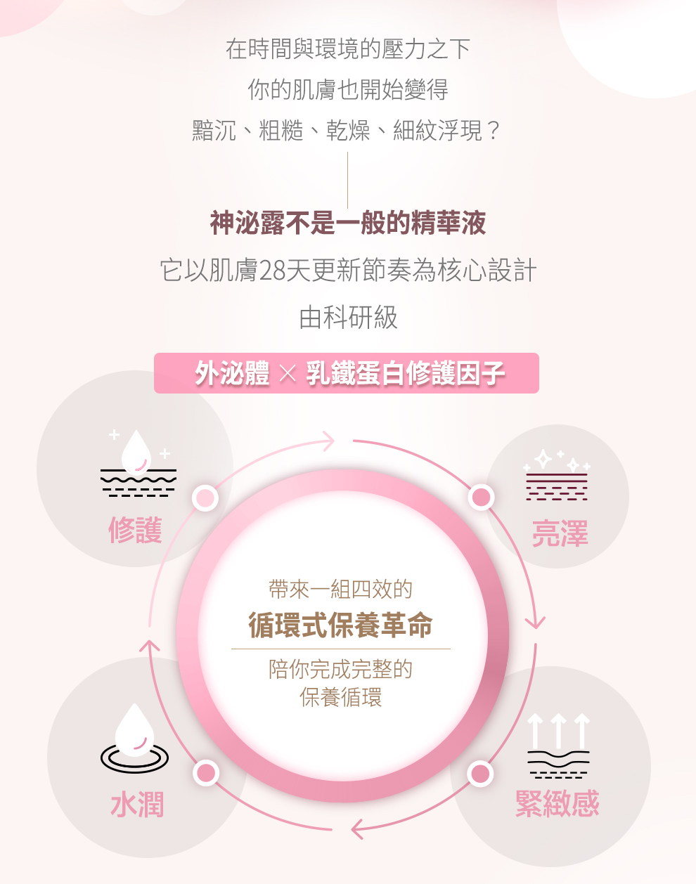 乳鐵蛋白神泌露,U61030001,乳鐵蛋白神泌露,28日肌膚循環計畫,全膚質適用,所有商品