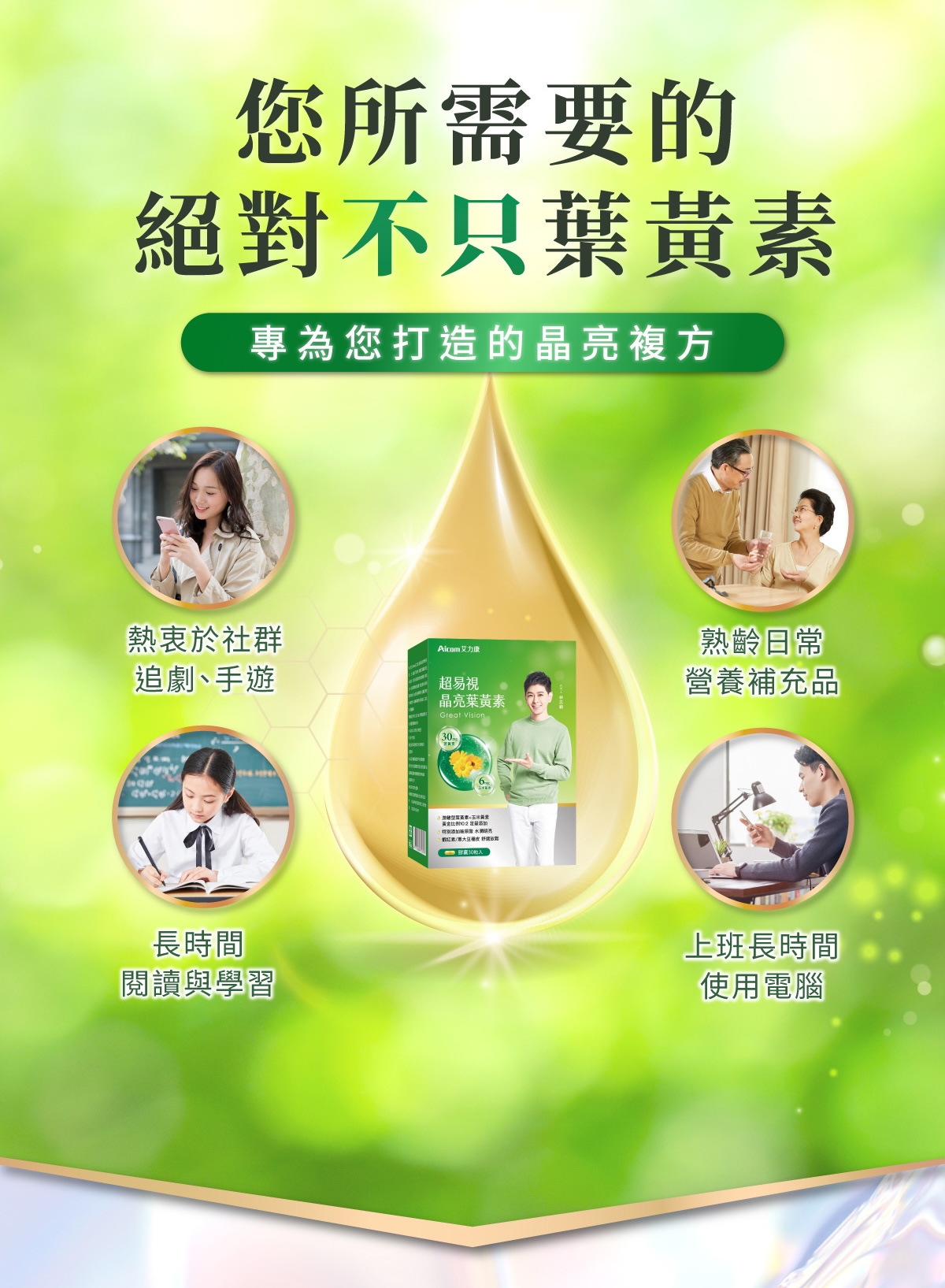 超易視 晶亮葉黃素X2盒