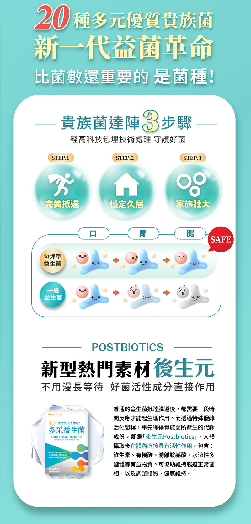 多采益生菌EX *2盒