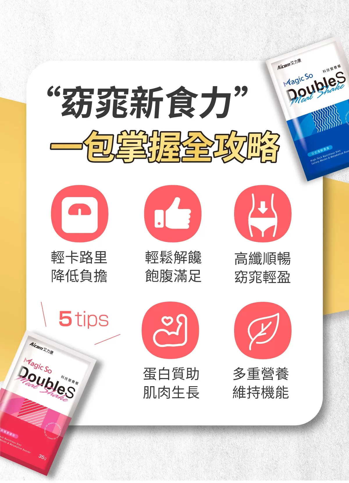 DoubleS 科技營養餐 經典濃醇可可