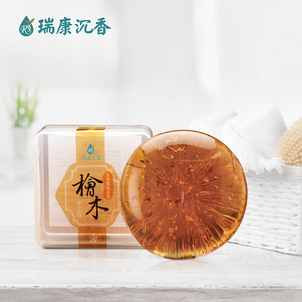 檜木金箔胺基酸手工皂 Cypress Handmade Soap with Amino acid and Gold Foil