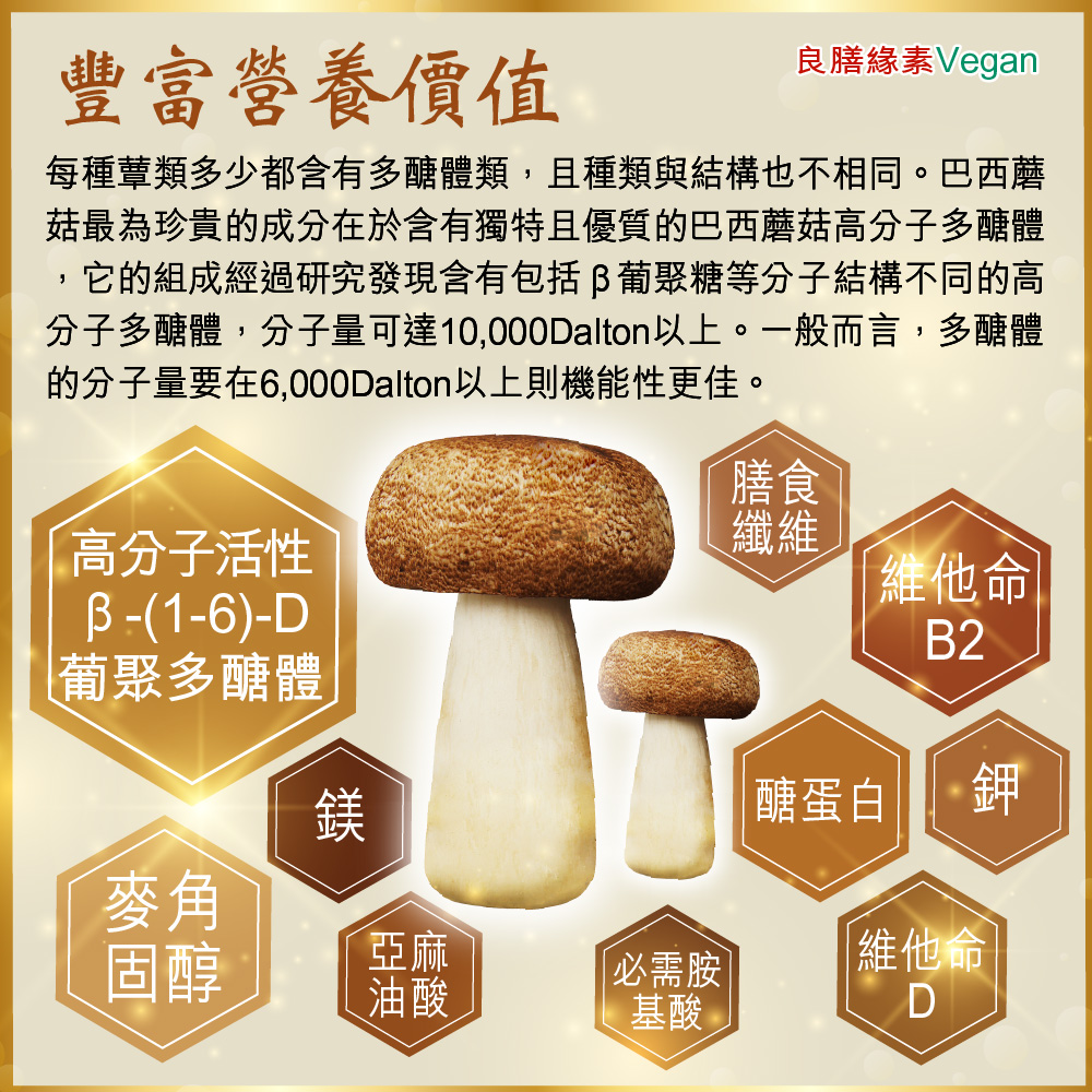 台灣巴西蘑菇(姬松茸)乾菇120克(家庭號)