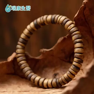綠奇楠沉香手珠(算盤珠) Agarwood Bracelet