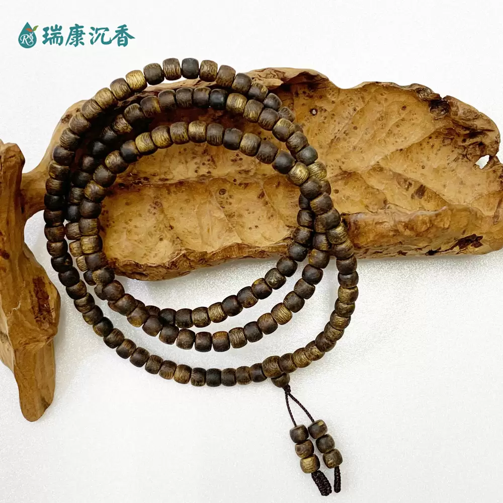 綠奇楠沉香手珠
