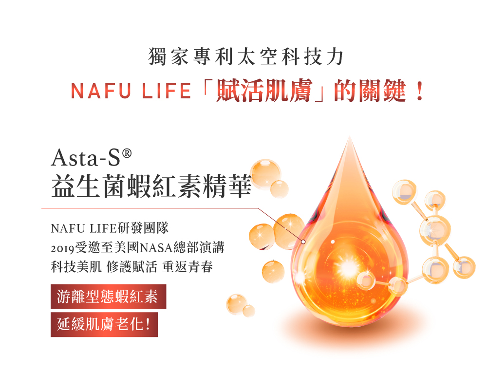 NAFU LIFE賦活青春禮盒(緹比酵母肌膚調理露+Asta-S賦活精華)