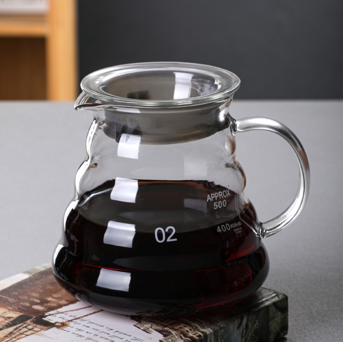 耐熱高硼玻璃 咖啡分享咖啡壺 雲朵壺 冷水壺 咖啡壺現貨 大容量600ml