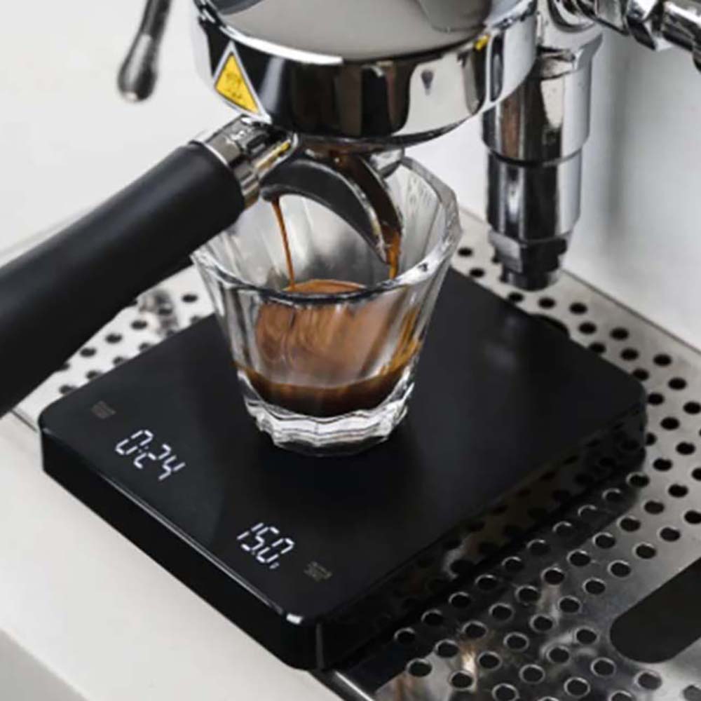 充電式智能手沖咖啡秤 贈隔熱墊 自動計時 電子秤 料理秤 磅秤 廚房秤