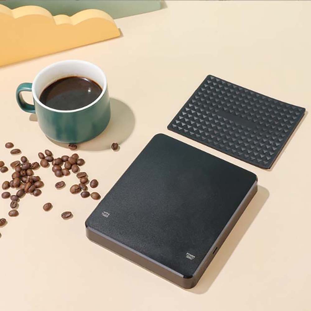 充電式智能手沖咖啡秤 贈隔熱墊 自動計時 電子秤 料理秤 磅秤 廚房秤