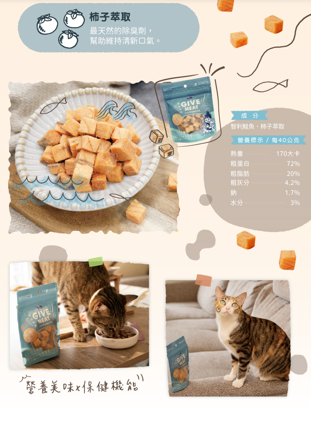 鮭魚菲力（口腔）
