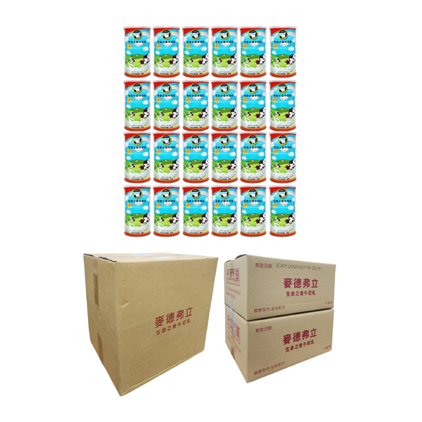 麥德弗立生命之泉牛初乳450g*24 罐/大箱-家庭篇