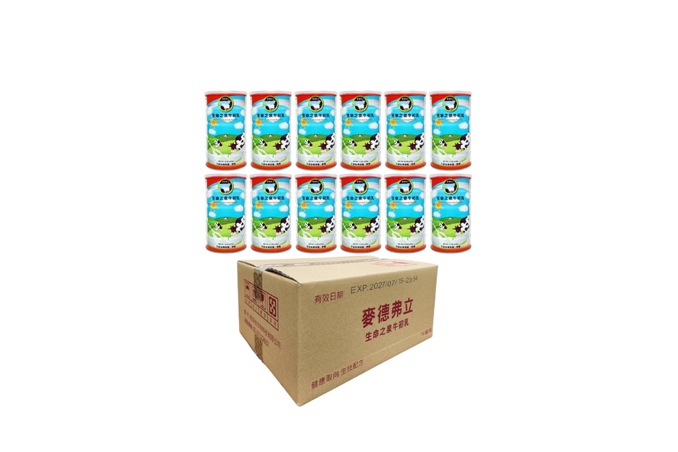 [2025New外泌體]美國進口原料 麥德弗立 生命之泉牛初乳公司貨 台大癌醫有門市,值得信任!450g*12 罐/小箱-銀髮篇