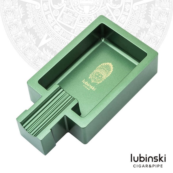 「Lubinski 台灣官方總代理」魯賓斯基 個性時尚鋅合金屬雪茄煙灰缸 ｜Capadura｜