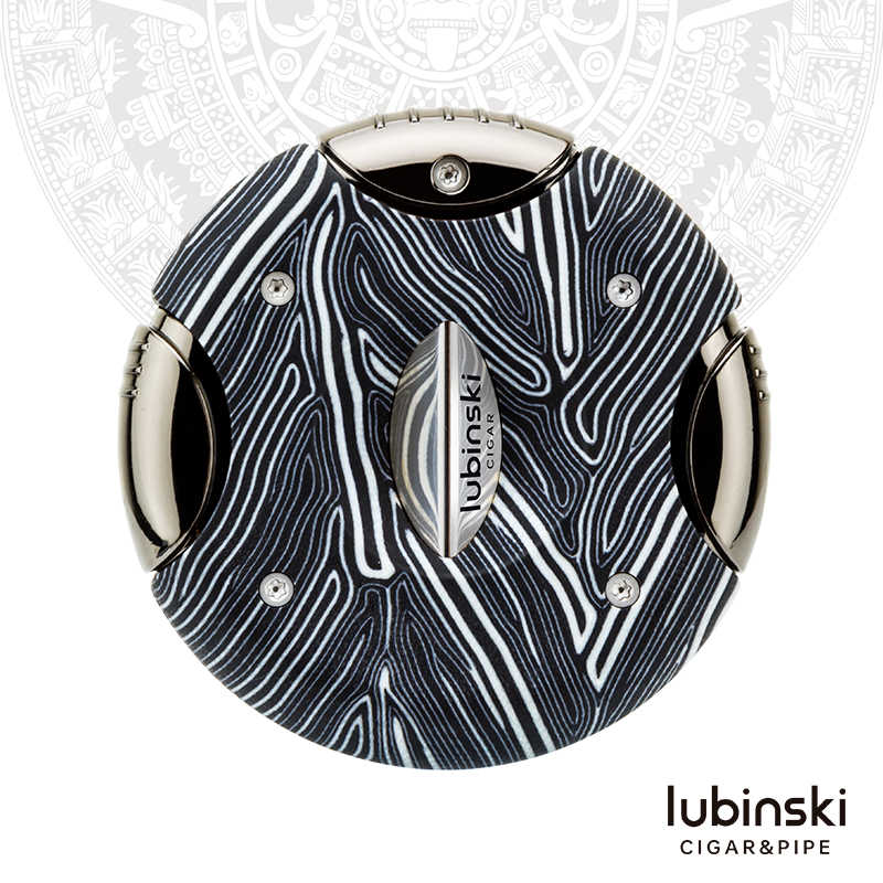 「Lubinski 台灣官方總代理」魯賓斯基便攜 圓形V切鋒利雪茄剪刀｜Capadura｜