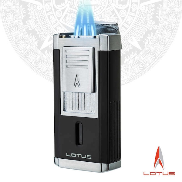 「Lubinski 台灣官方總代理」LOTUS正品原裝 高檔合金機身多功能直衝雪茄打火機｜Capadura｜