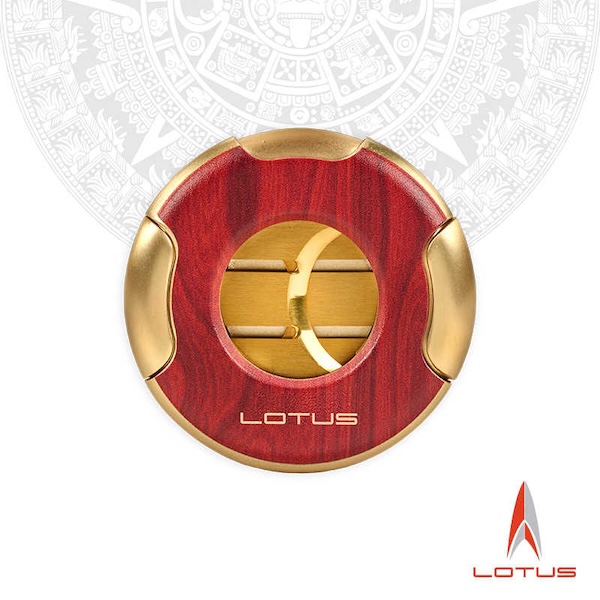 「Lubinski 台灣官方總代理」LOTUS美國蓮花 原裝正品 半自動圓形平剪切雪茄剪刀｜Capadura｜