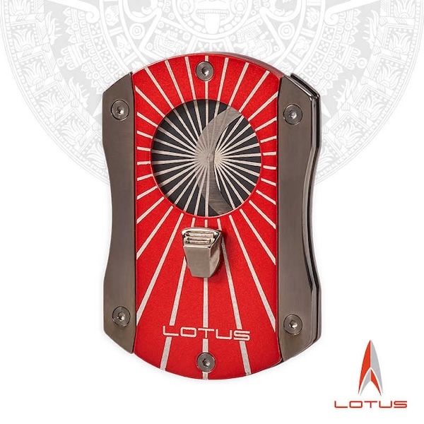 「Lubinski 台灣官方總代理」LOTUS 原裝正品美國蓮花 順滑鋒利扇形雪茄剪刀｜Capadura｜