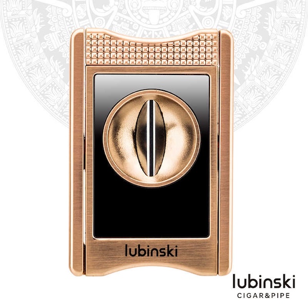 「Lubinski 台灣官方總代理」LUBINSKI 鋅合金多功能雪茄V型剪刀禮品盒裝｜Capadura｜