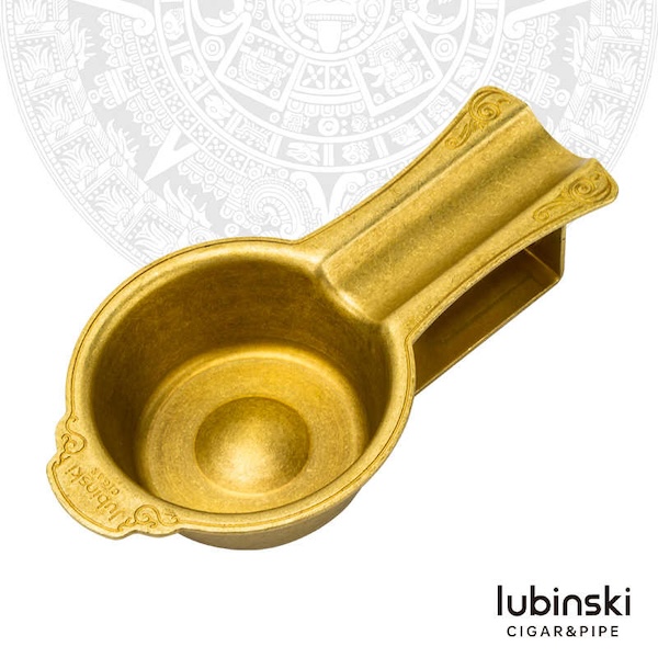 「Lubinski 台灣經銷商」LUBINSKI 金屬純銅高檔雪茄專用煙灰缸｜Capadura｜