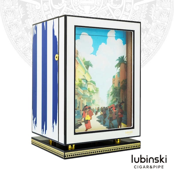 「Lubinski 台灣官方總代理」三層立式展示櫃雪松木內襯雪茄醇化箱｜Capadura｜
