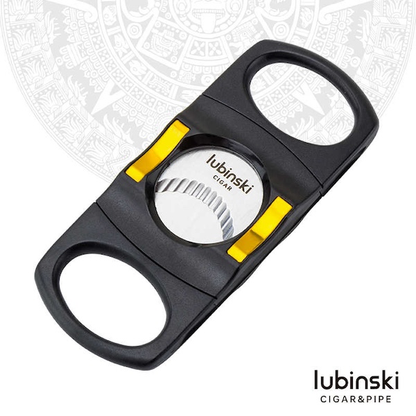 「Lubinski 台灣官方總代理」順滑亮面鋒利雪茄剪刀 雪茄托｜Capadura｜