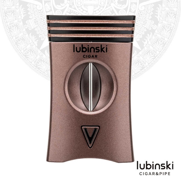 「Lubinski 台灣官方總代理」鋅合金多功能半自動V型雪茄剪 ｜Capadura｜