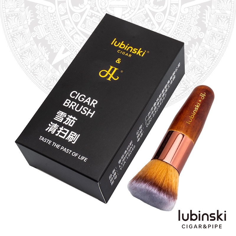 「Lubinski 台灣官方總代理」雪茄專用清潔掃柔軟毛雪茄碎屑護理工具養茄煙灰清理工具 雪茄刷| Capadura｜雪茄館
